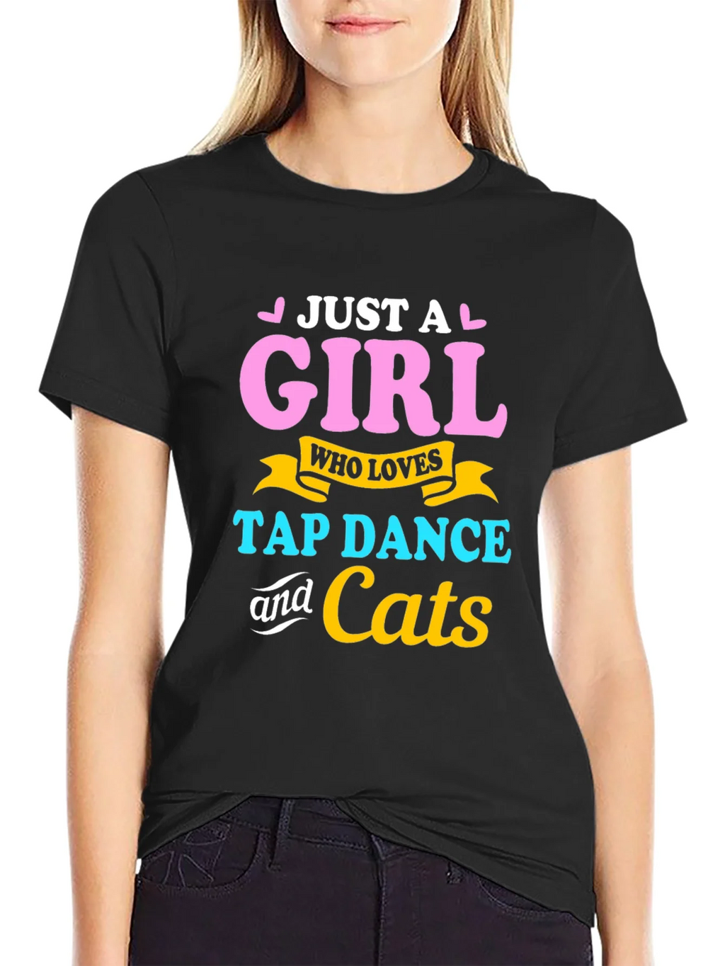 Just A Girl Who Loves Tap Dance & Cats T-Shirt product image 1