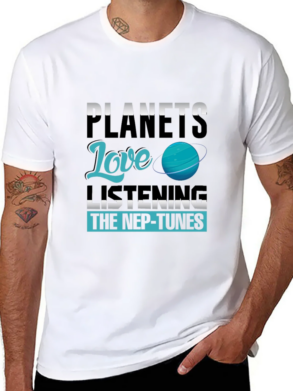 Planets Love The Nep-Tunes T-Shirt product image 7