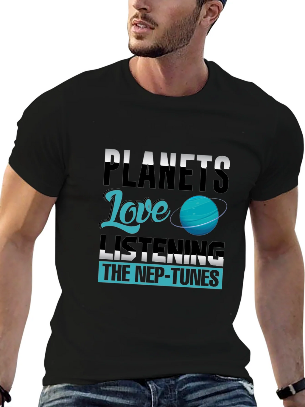 Planets Love The Nep-Tunes T-Shirt product image 6