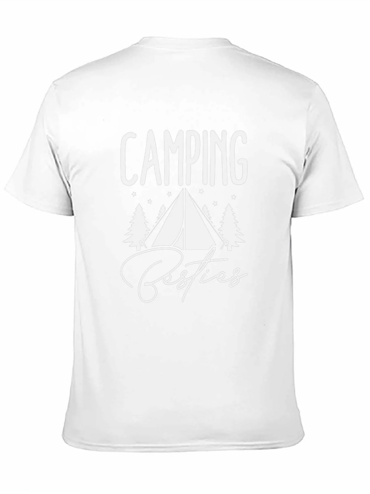 Camping Besties T-Shirt - Black Graphic Tee product image 10