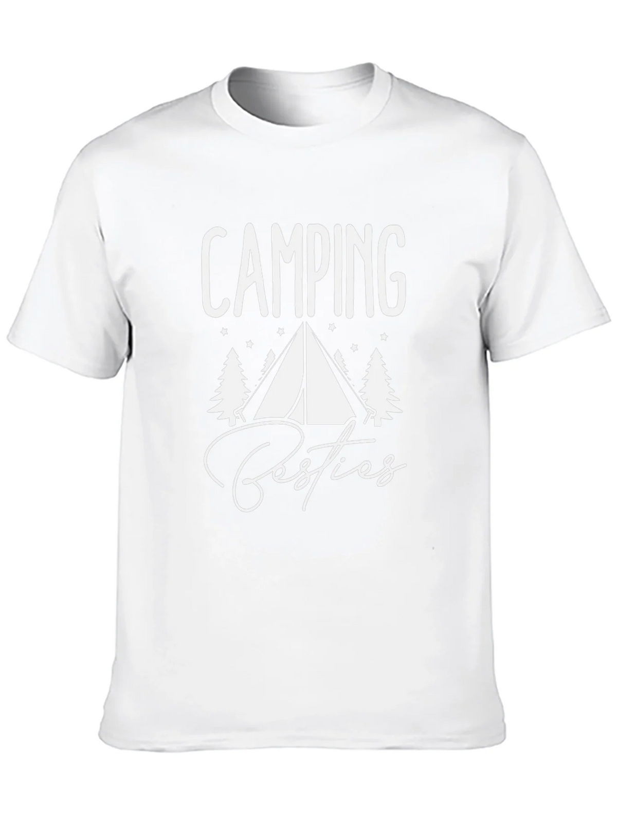 Camping Besties T-Shirt - Black Graphic Tee product image 9