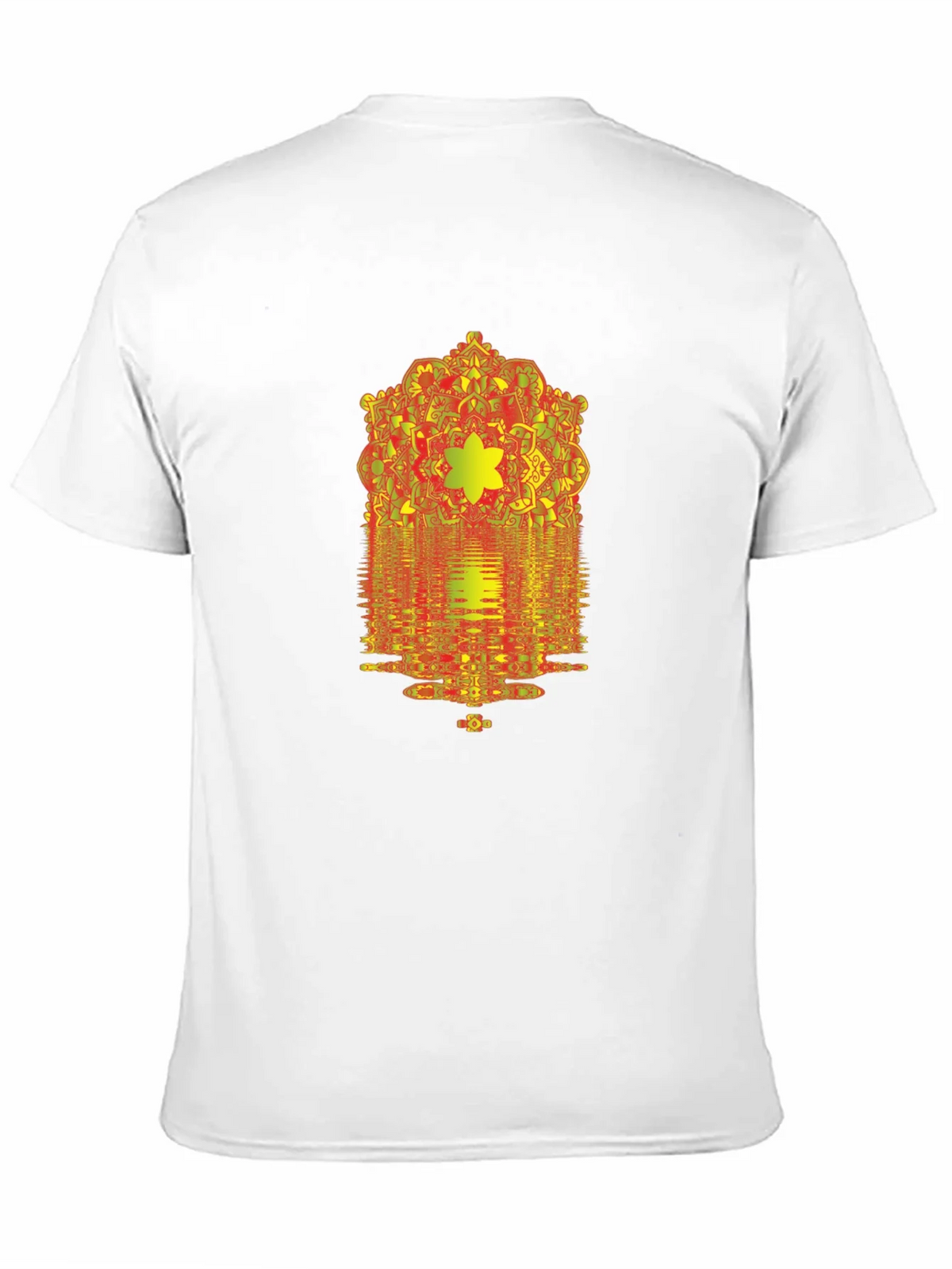Geometric Mandala Graphic Print Black T-Shirt product image 10