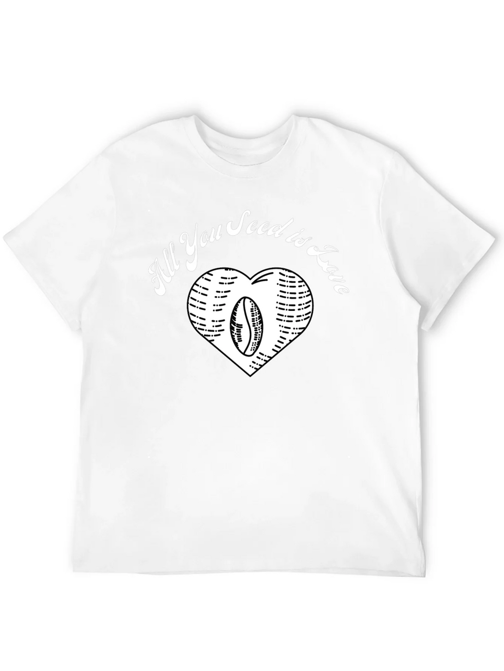 All You Seed is Love Coffee Bean Heart T-Shirt product image 11