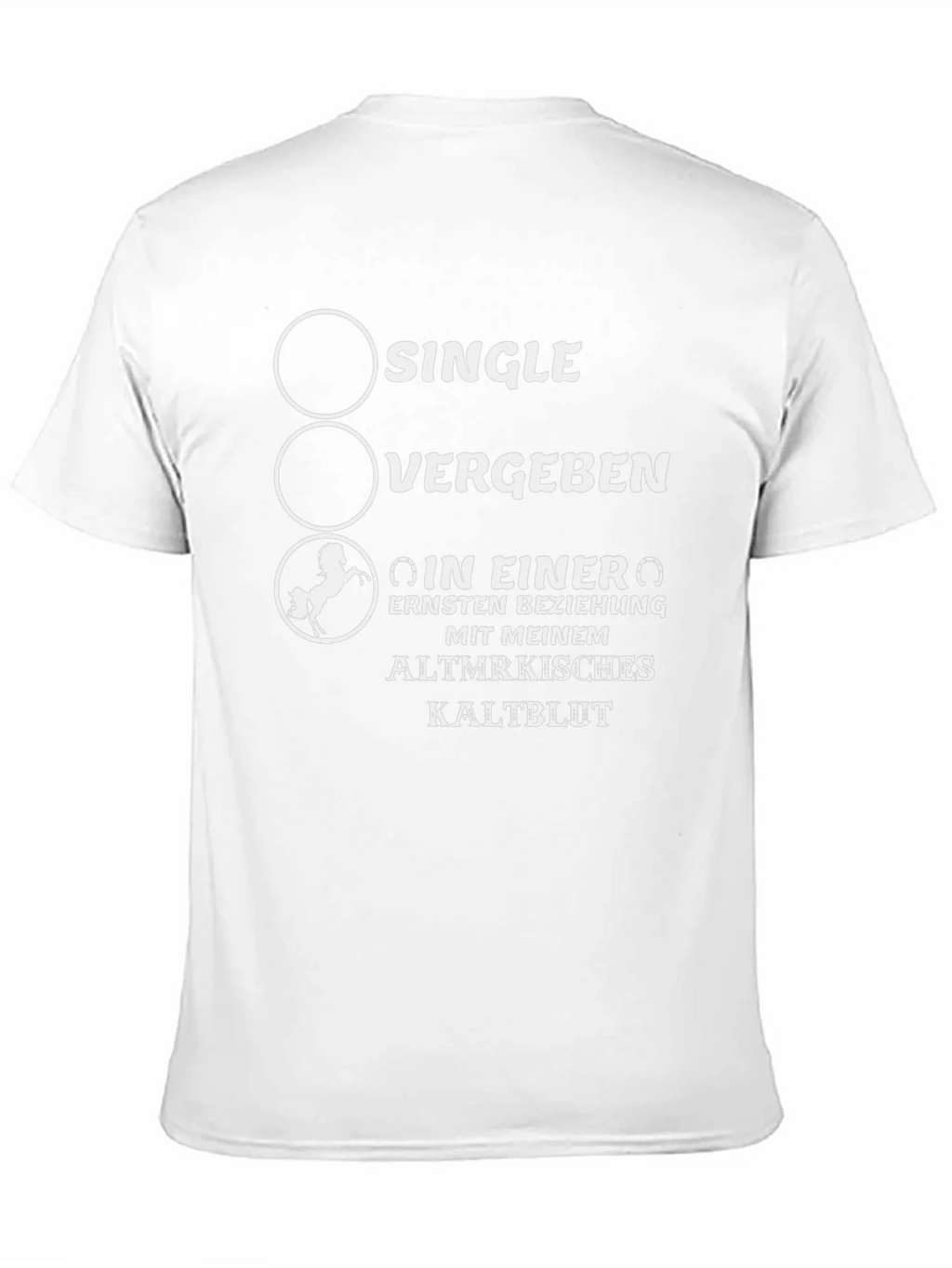 Single Vergeben or Horse Lover? T-Shirt product image 10