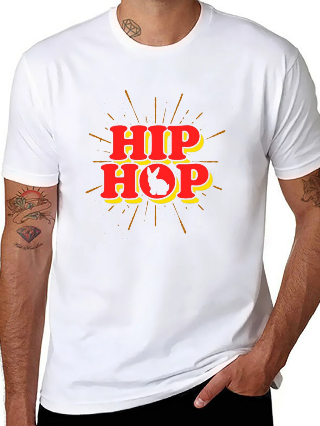 Hip Hop Easter Bunny T-Shirt - Mens product image 7