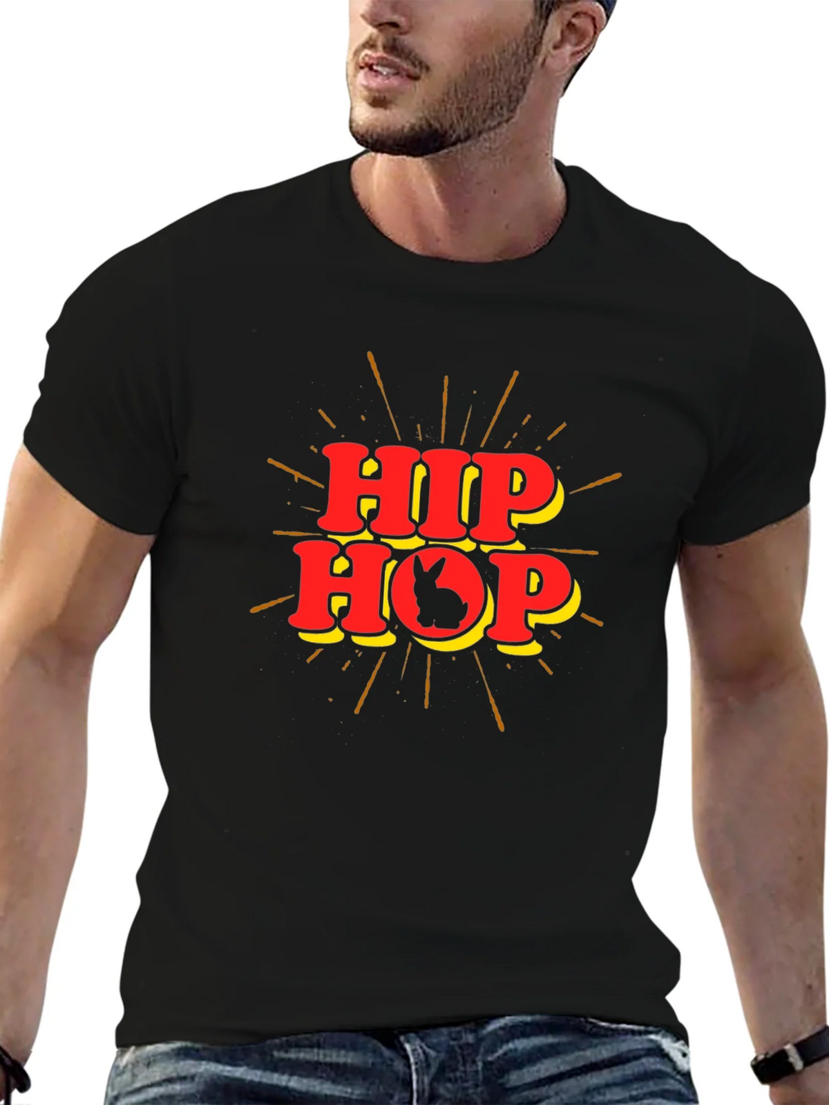 Hip Hop Easter Bunny T-Shirt - Mens product image 6