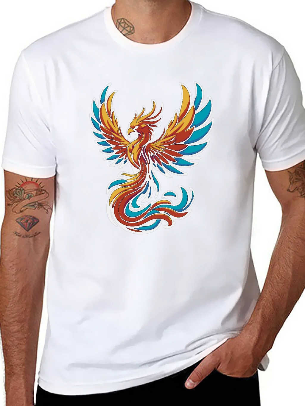 Phoenix Graphic Black T-Shirt product image 7