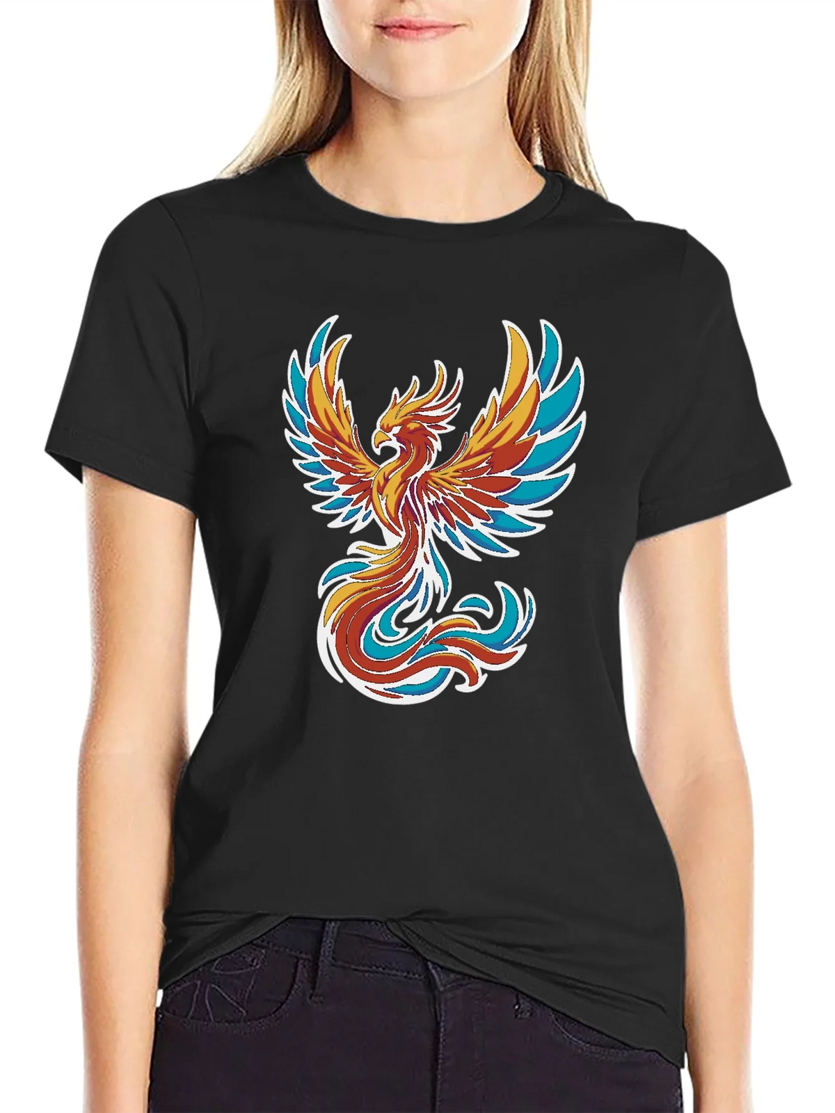 Phoenix Graphic Black T-Shirt product image 2