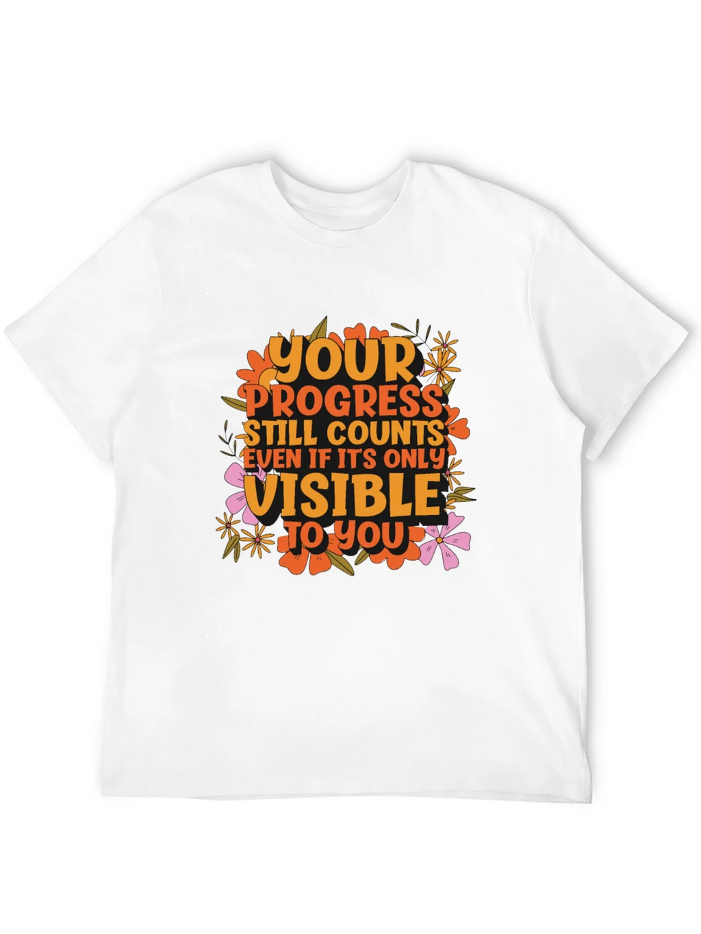 Motivational Graphic Tee - Your Progress Counts product image 11