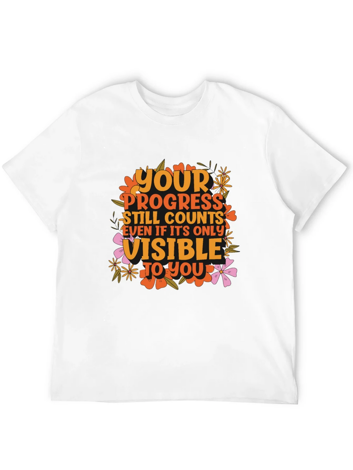 Motivational Graphic Tee - Your Progress Counts product image 11