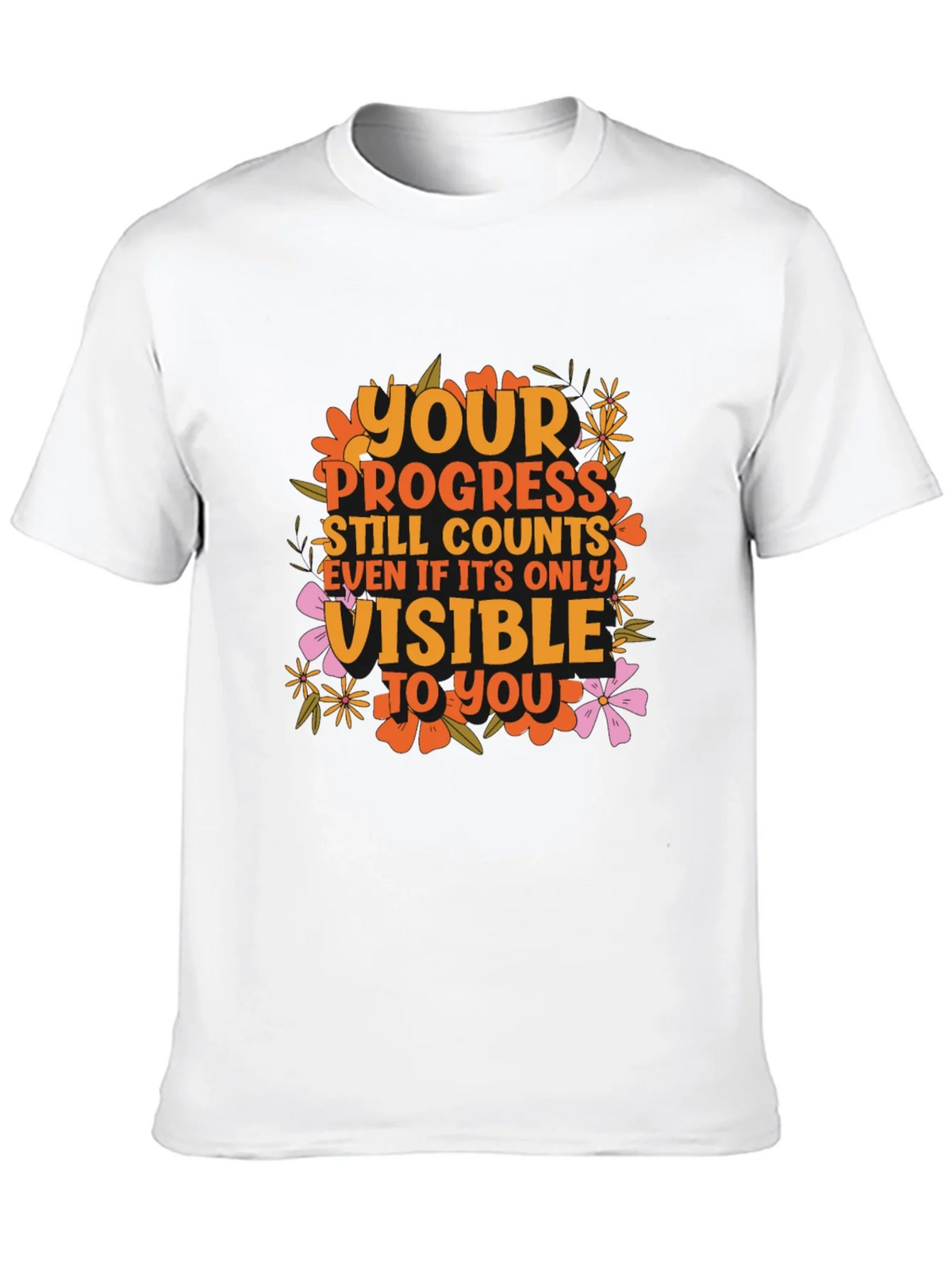 Motivational Graphic Tee - Your Progress Counts product image 9
