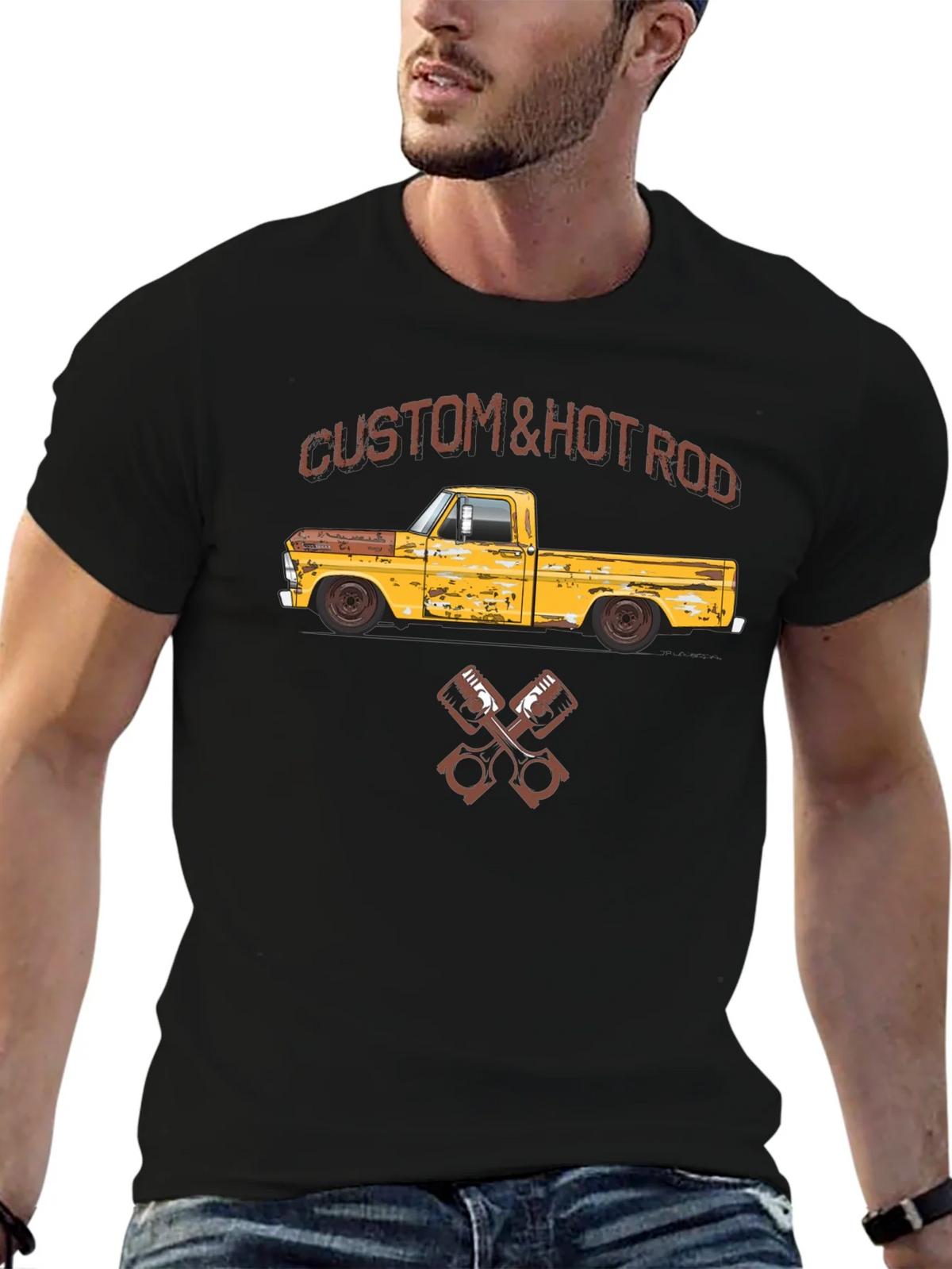 Custom & Hot Rod Truck Graphic Tee product image 3