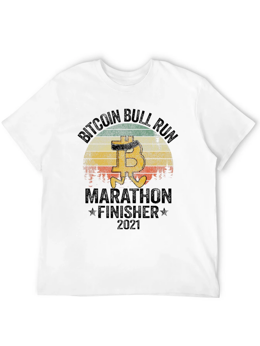 Bitcoin Bull Run Marathon Finisher 2021 T-Shirt product image 11