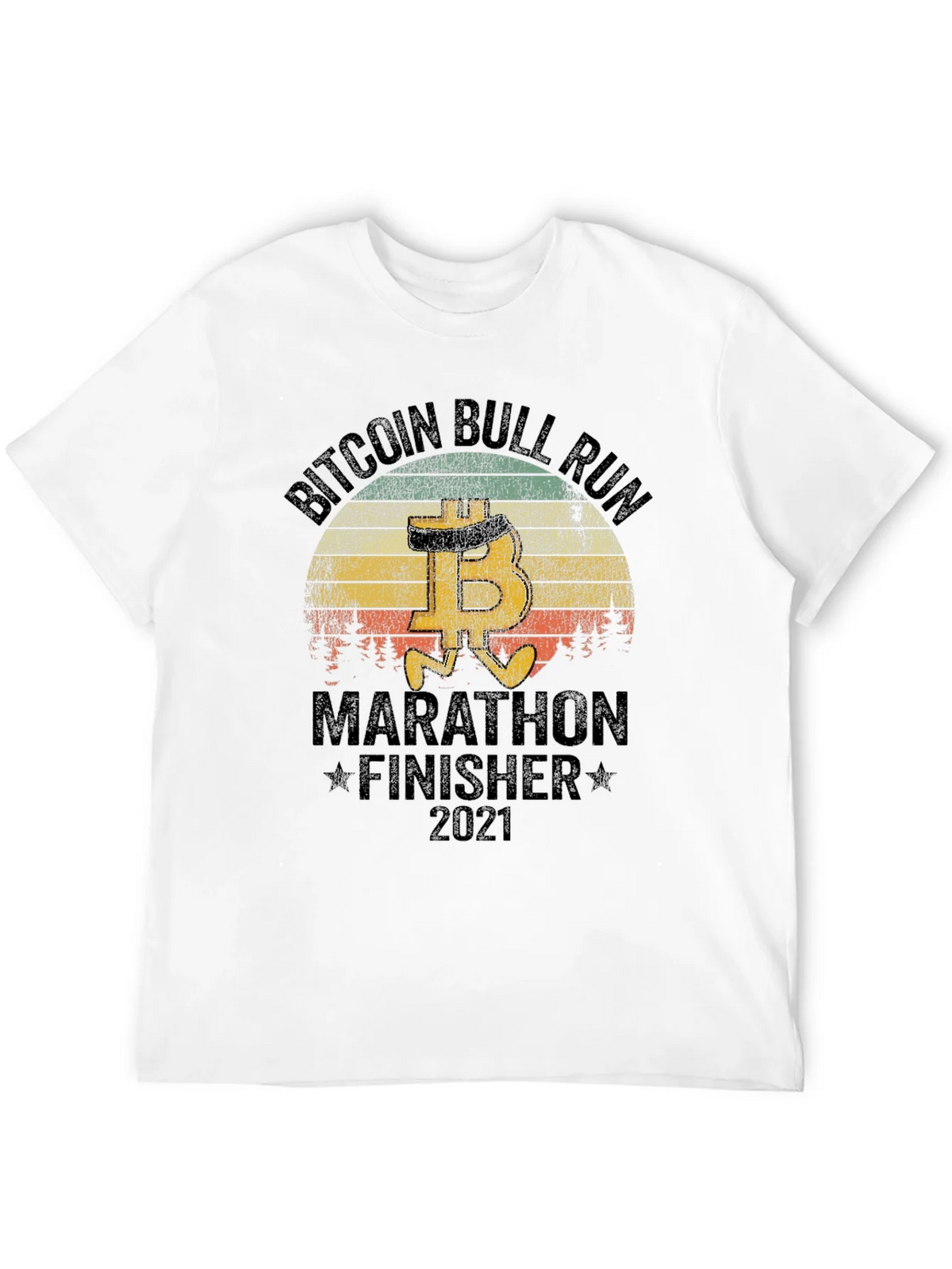 Bitcoin Bull Run Marathon Finisher 2021 T-Shirt product image 11
