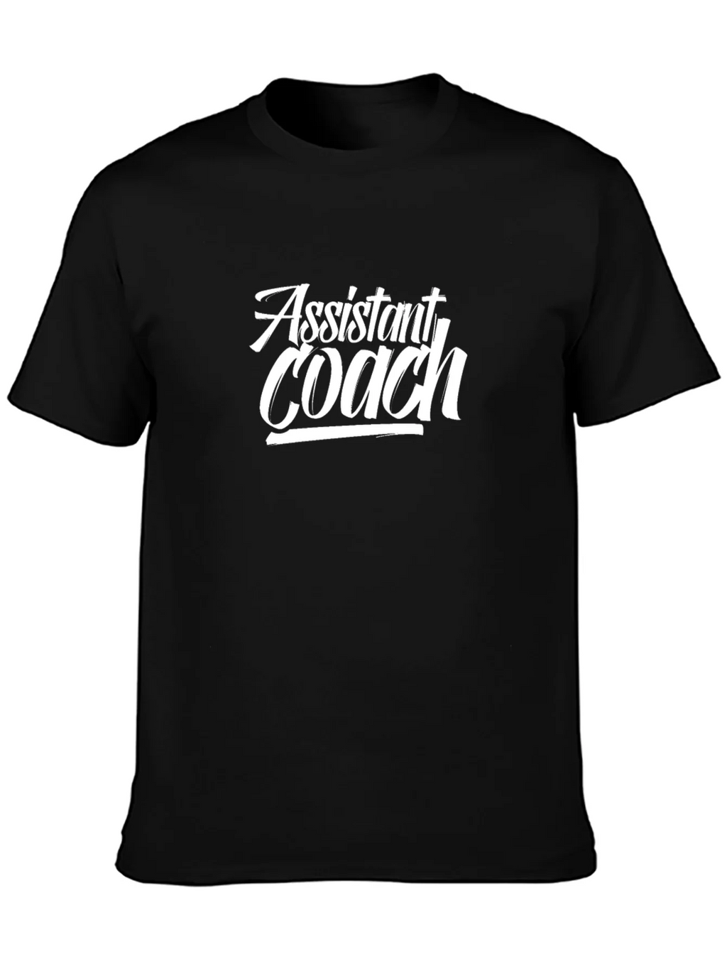 Assistant Coach Black Graphic T-Shirt product image 3