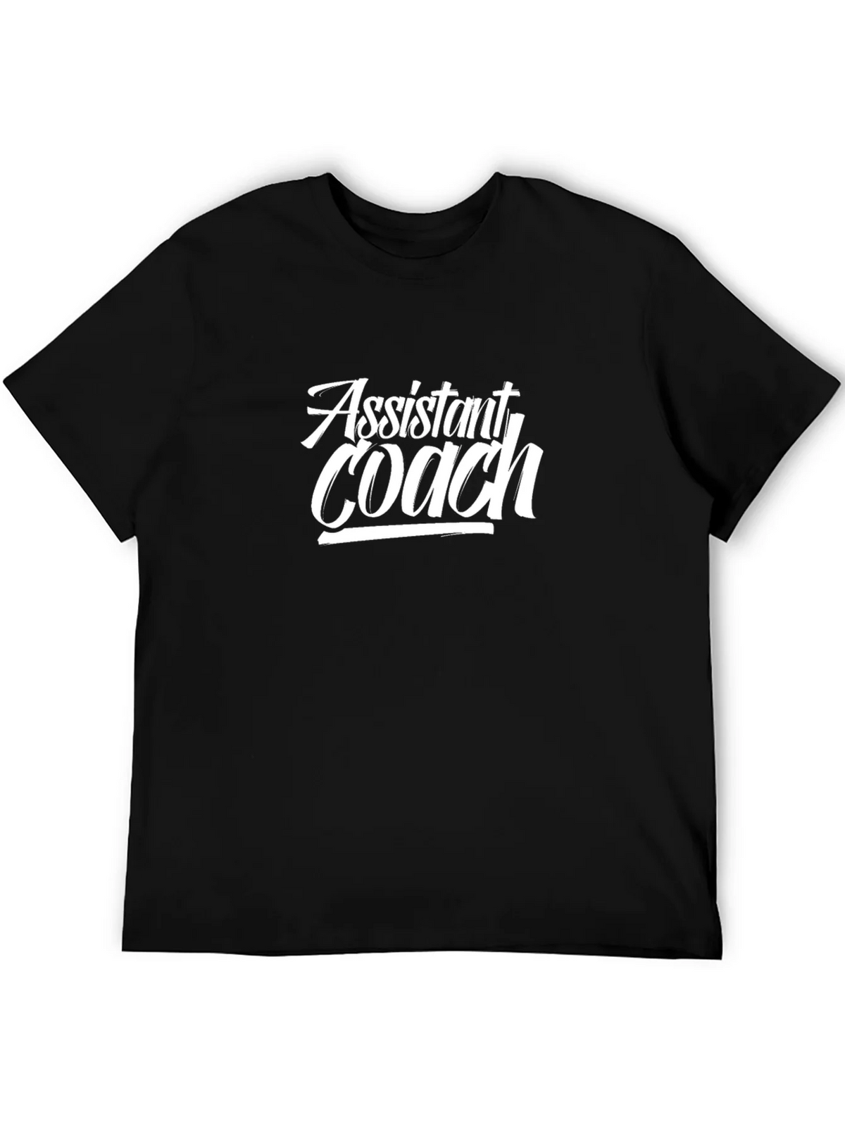 Assistant Coach Black Graphic T-Shirt product image 5
