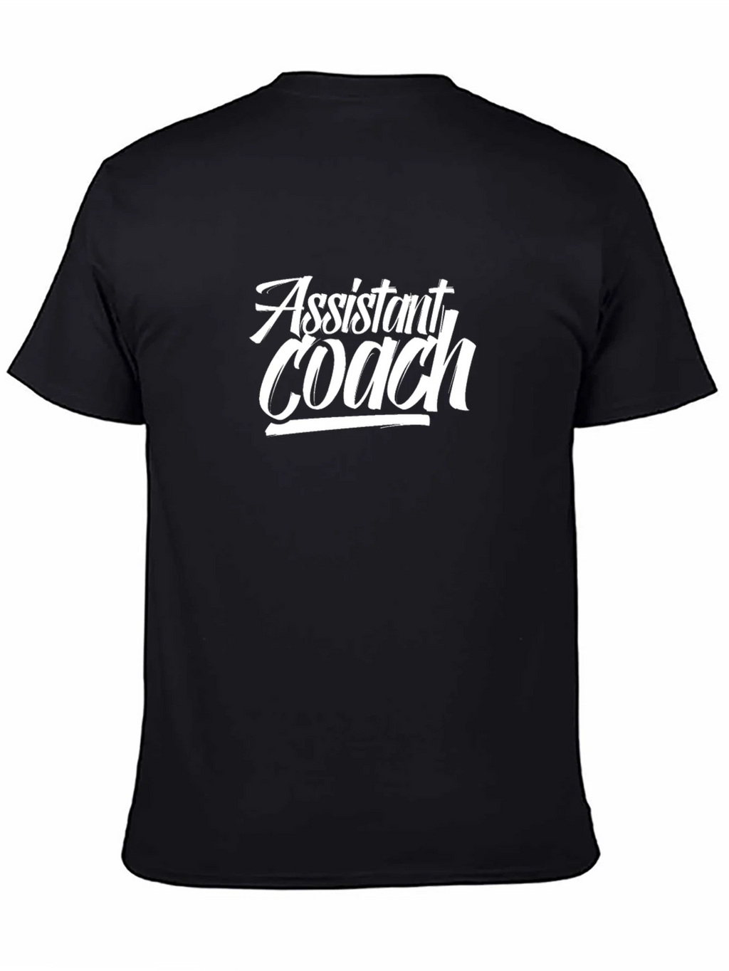 Assistant Coach Black Graphic T-Shirt product image 4