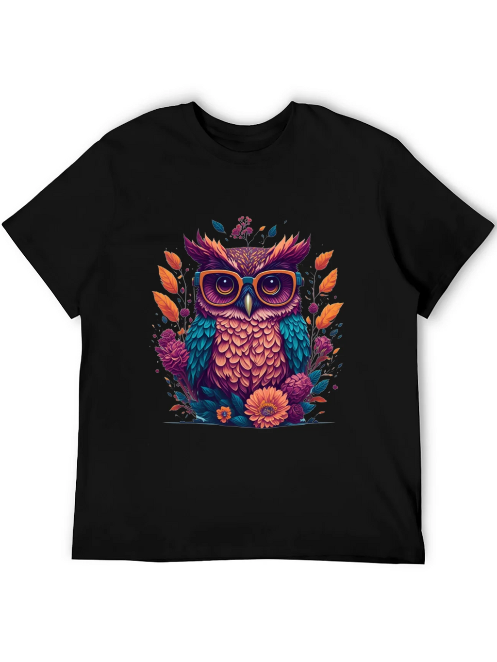 Owl with Glasses Graphic Tee product image 5