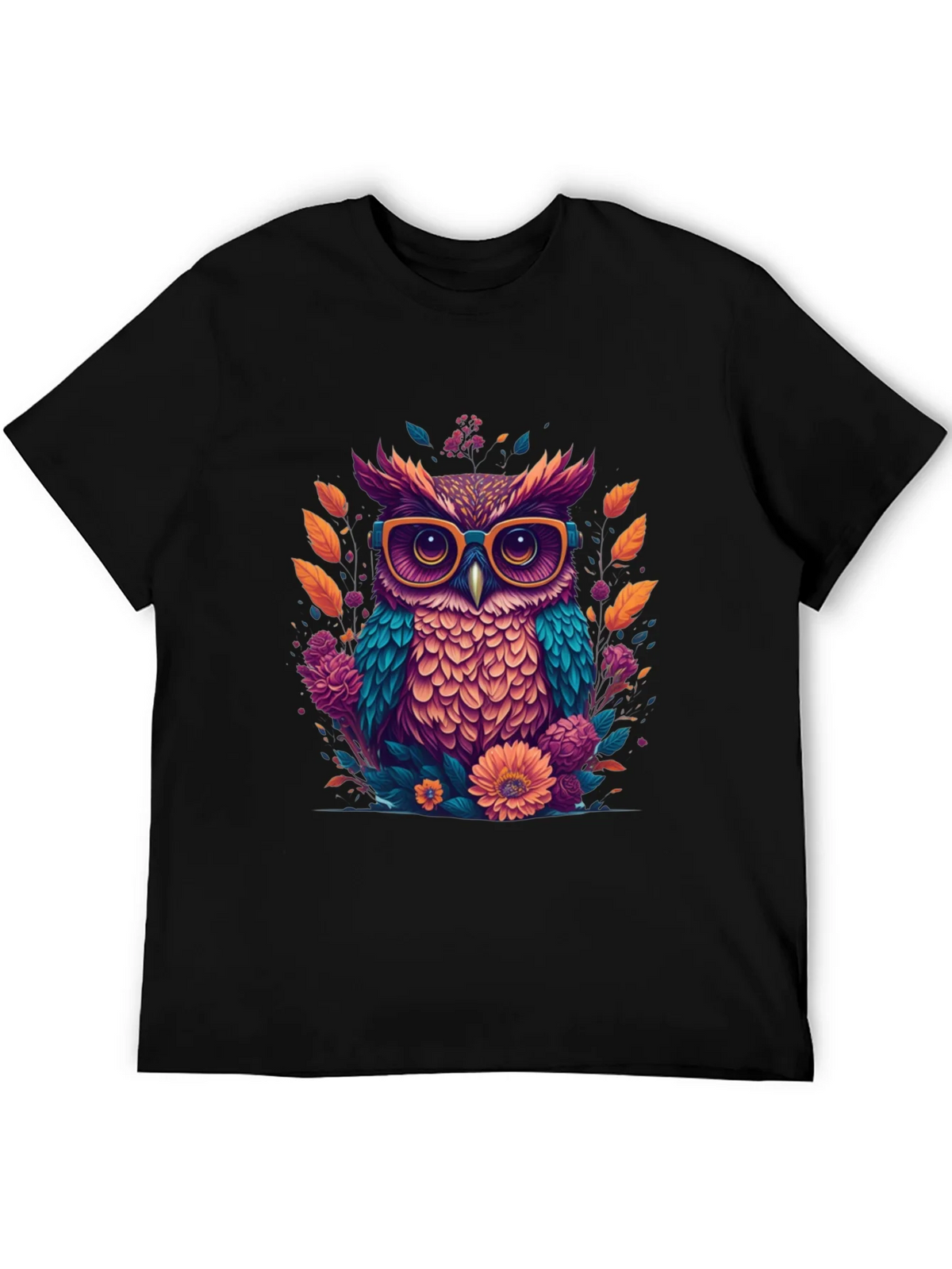 Owl with Glasses Graphic Tee product image 5