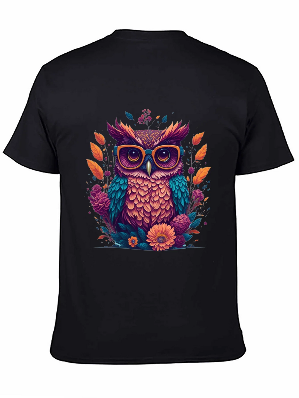 Owl with Glasses Graphic Tee product image 4