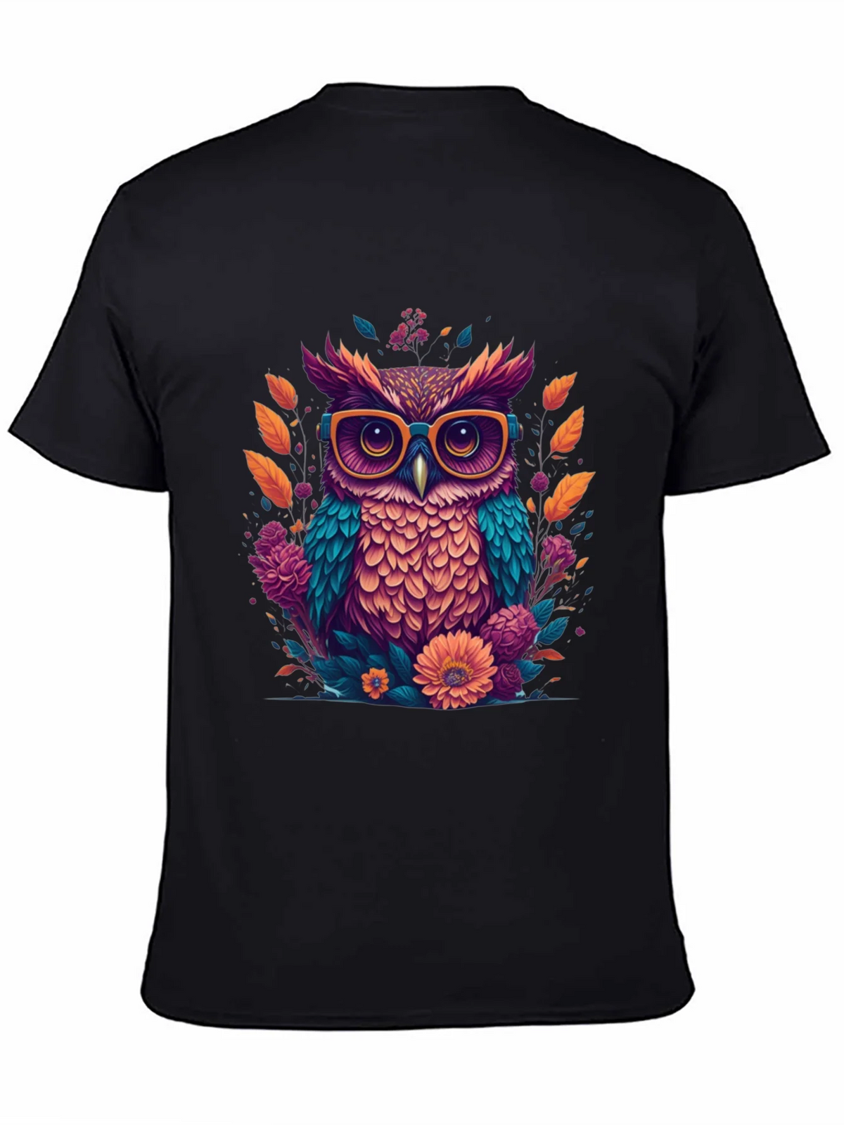 Owl with Glasses Graphic Tee product image 4