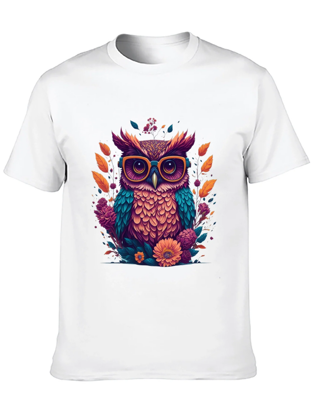 Owl with Glasses Graphic Tee product image 9