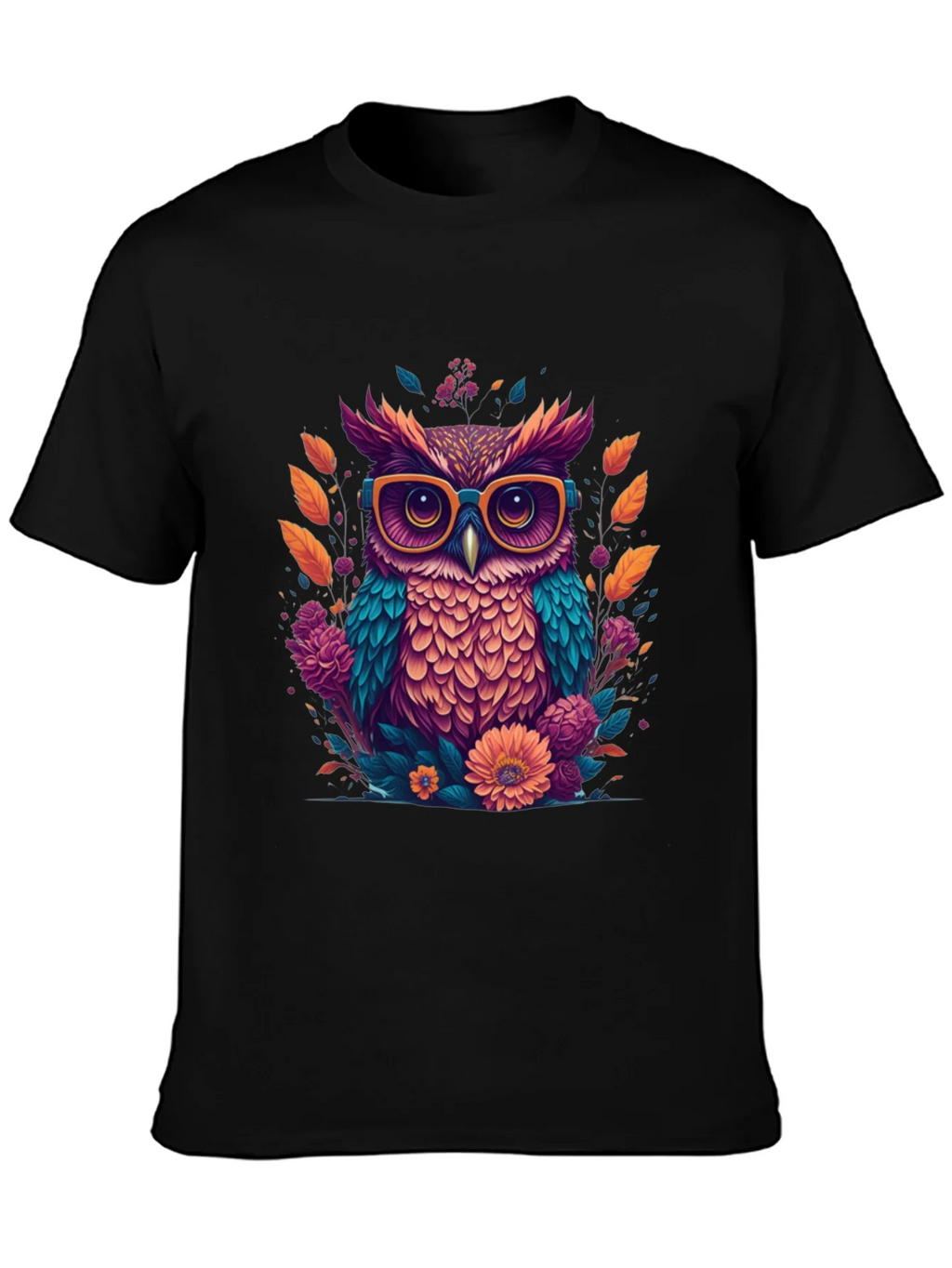 Owl with Glasses Graphic Tee product image 3