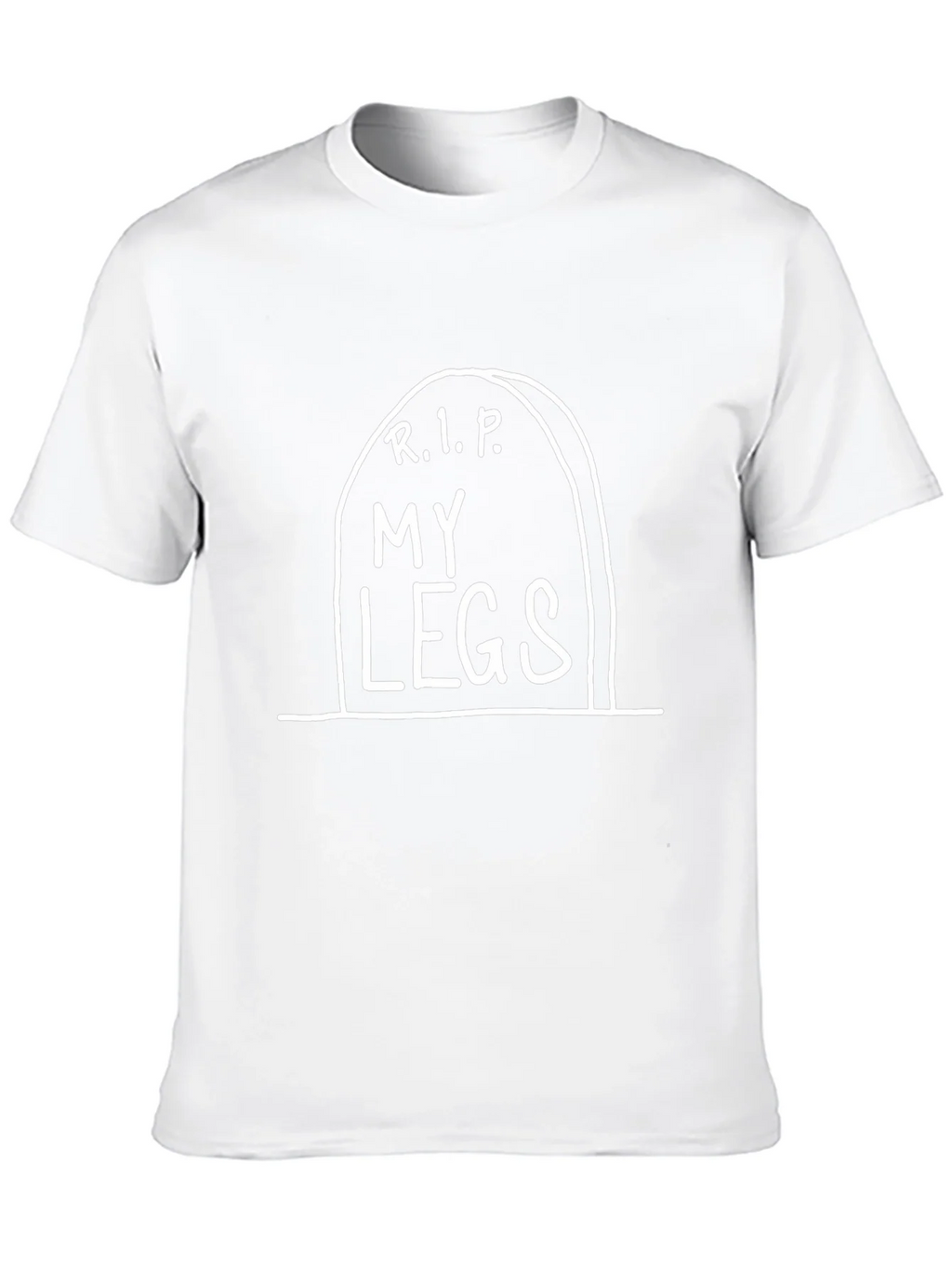 R.I.P. My Legs Funny Black Graphic Tee product image 9