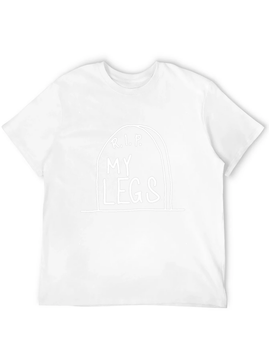 R.I.P. My Legs Funny Black Graphic Tee product image 11