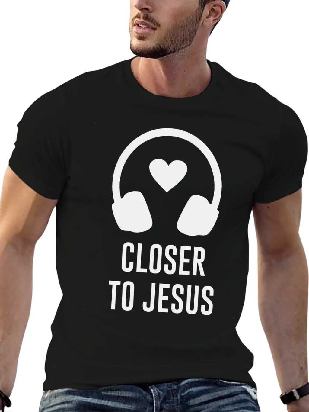 Closer to Jesus Music Lover T-Shirt product image 6