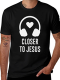 Closer to Jesus Music Lover T-Shirt product image 1
