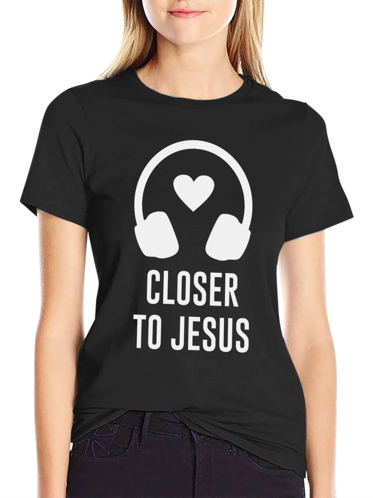Closer to Jesus Music Lover T-Shirt product image 2