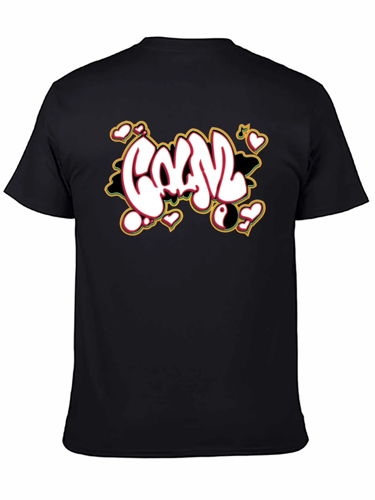 Graffiti Style Graphic Print T-Shirt product image 1
