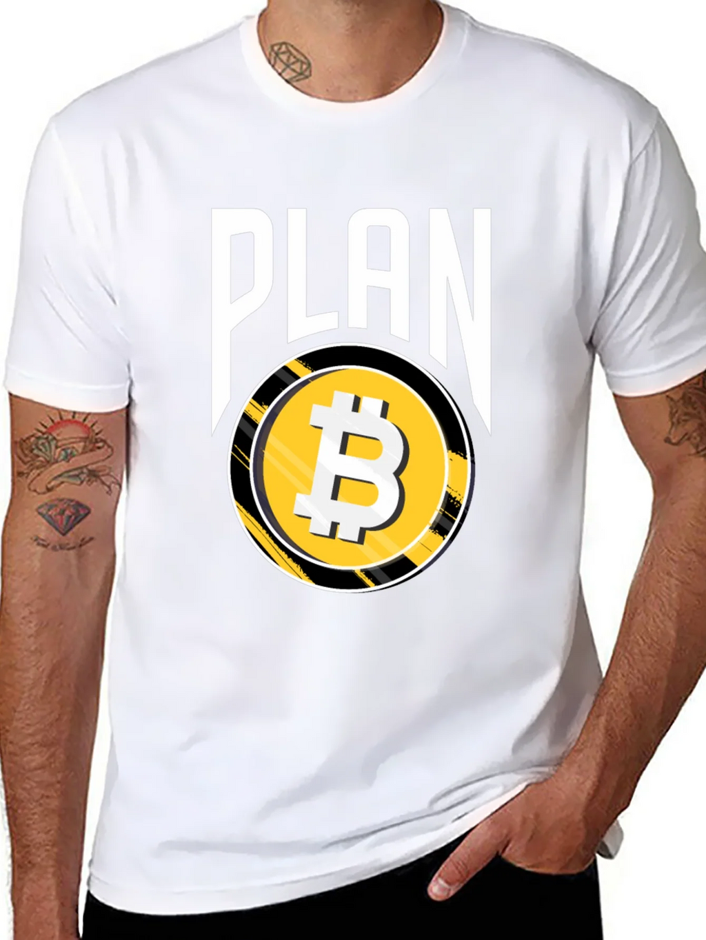Bitcoin Plan Black T-Shirt Crypto HODL product image 7