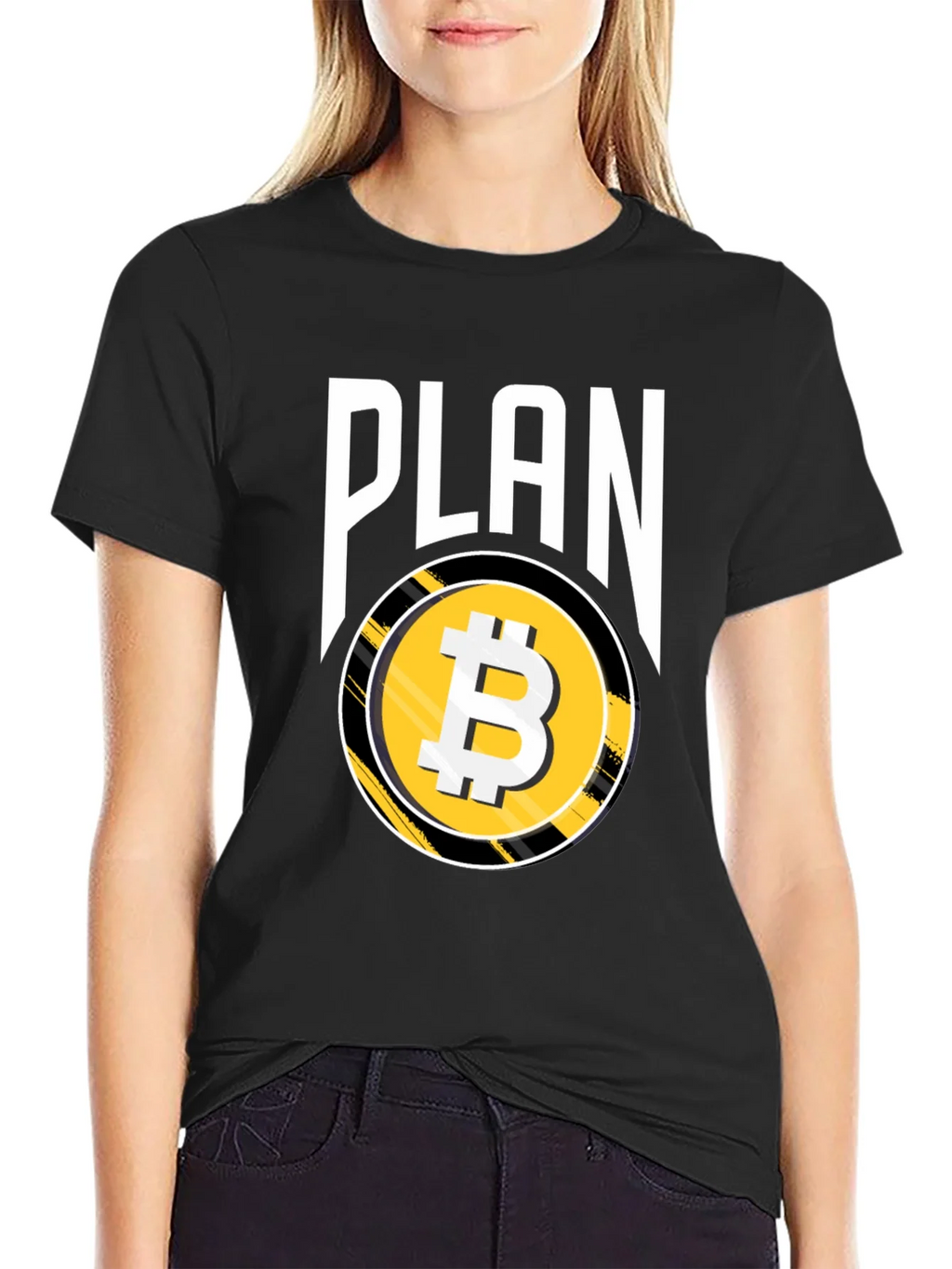 Bitcoin Plan Black T-Shirt Crypto HODL product image 2