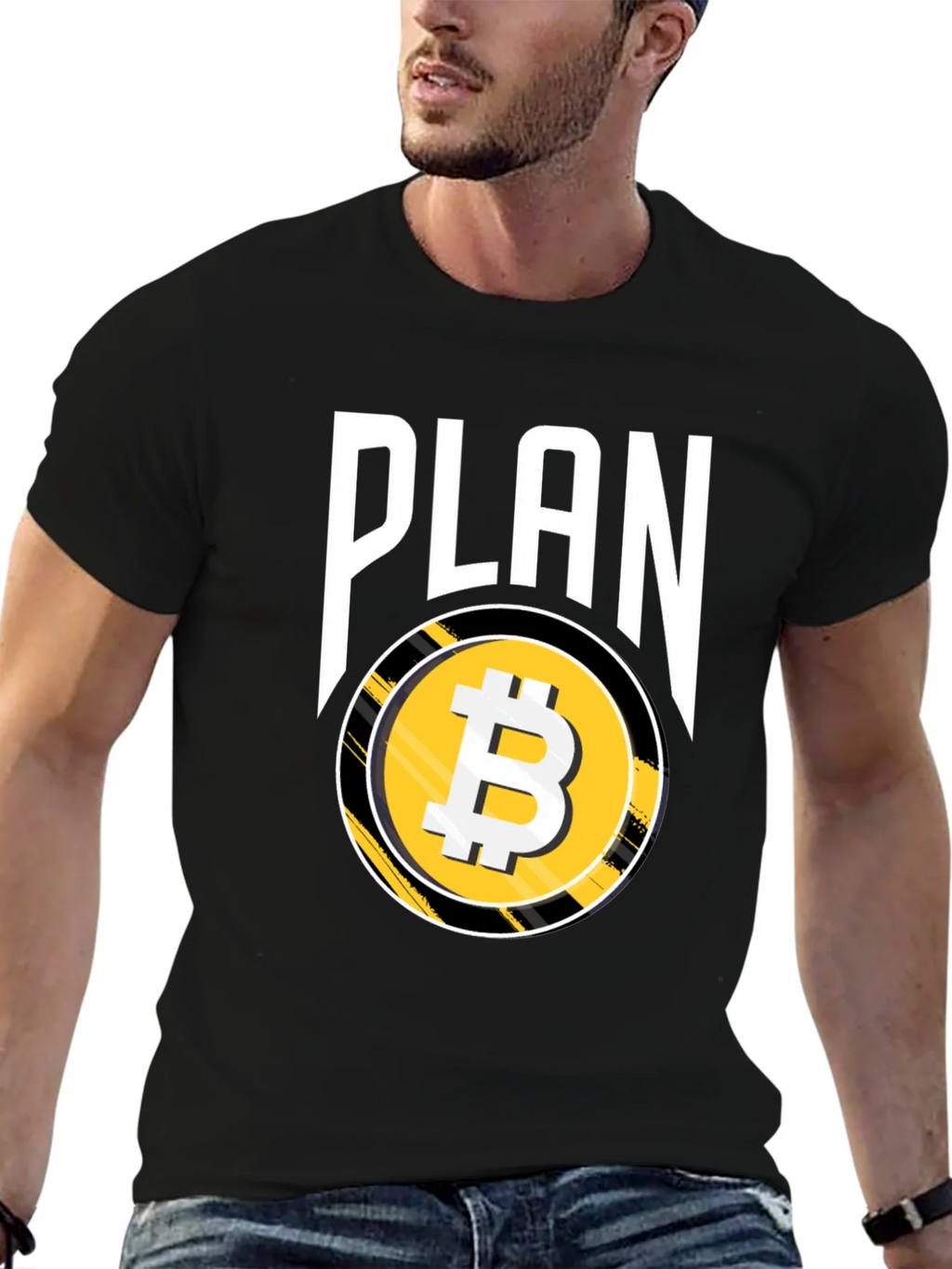 Bitcoin Plan Black T-Shirt Crypto HODL product image 6