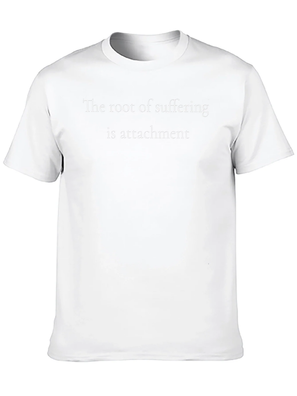 The Root of Suffering Tee - Attachment Quote Shirt product image 9