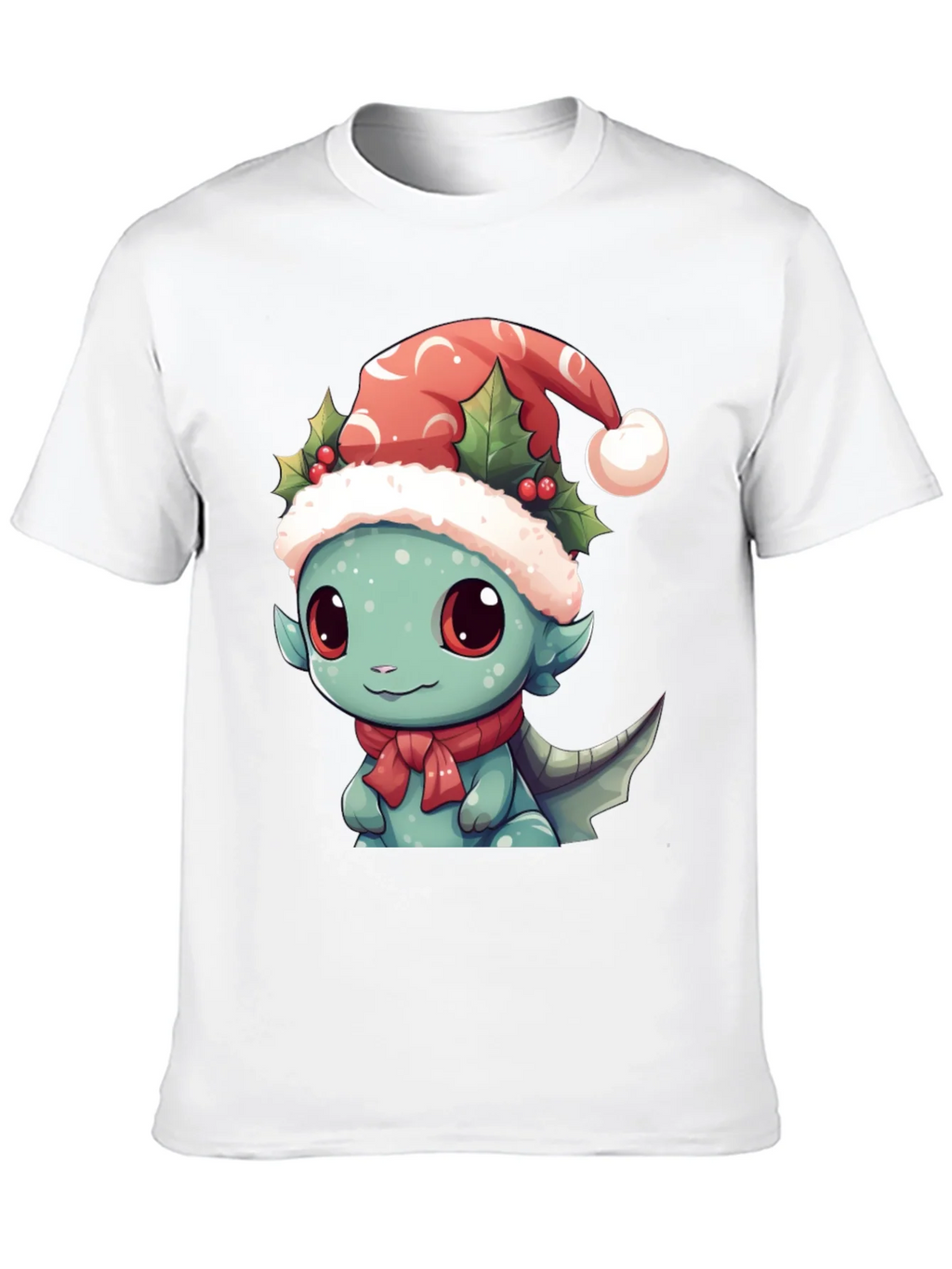 Christmas Dragon T-Shirt - Festive Holiday Apparel