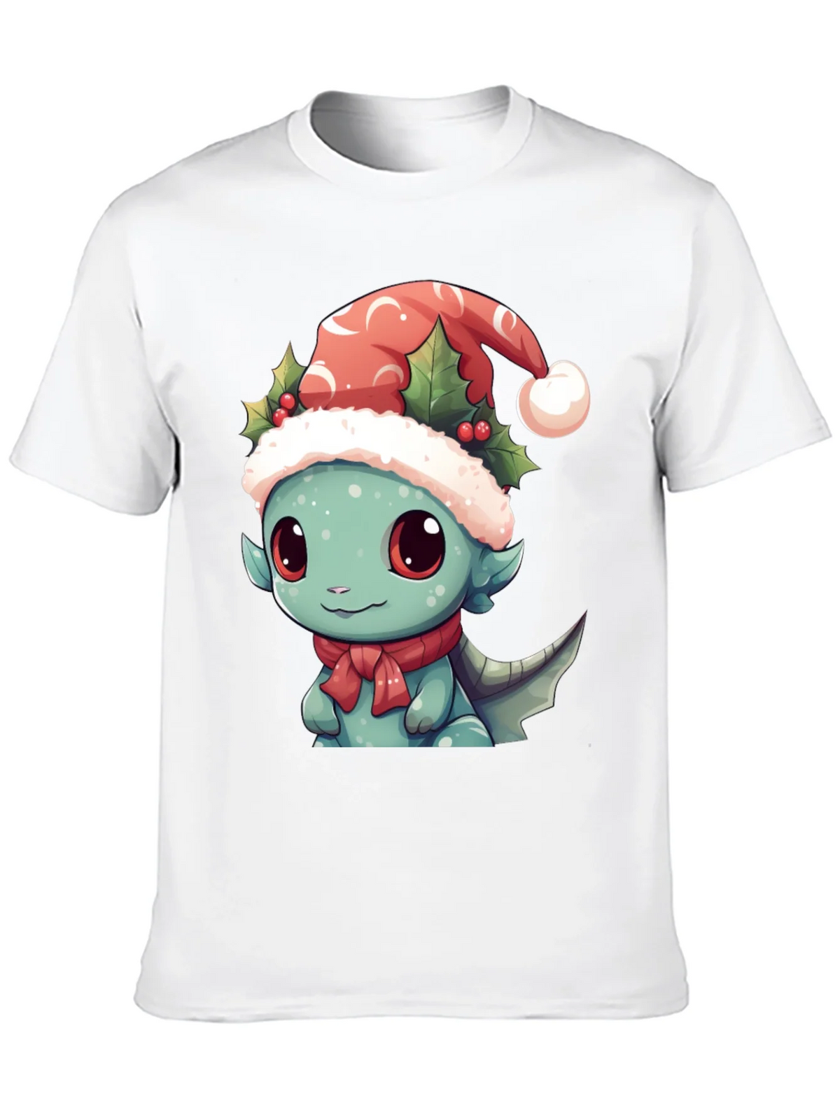 Christmas Dragon T-Shirt - Festive Holiday Apparel