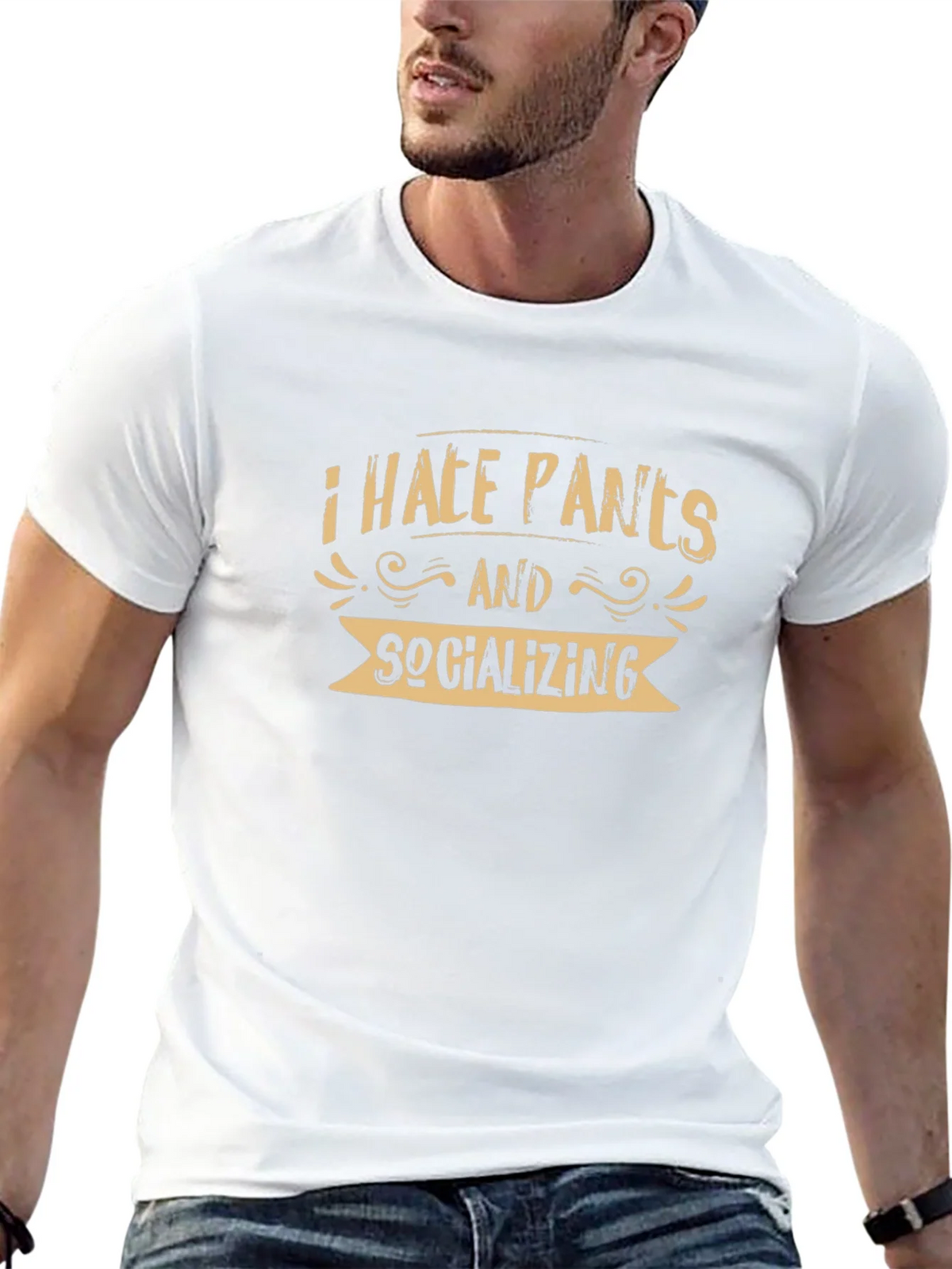 I Hate Pants and Socializing T-Shirt product image 9