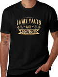 I Hate Pants and Socializing T-Shirt product image 1