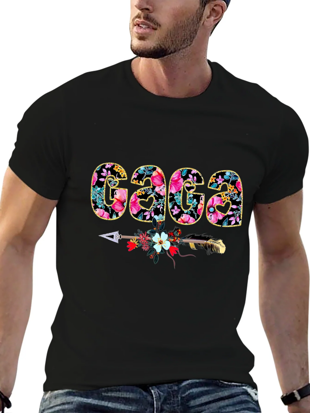 Floral Gaga T-Shirt - Arrow Design product image 6