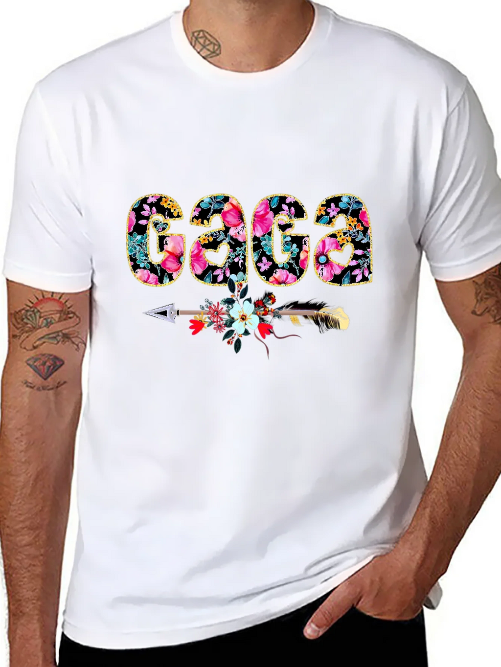 Floral Gaga T-Shirt - Arrow Design product image 7