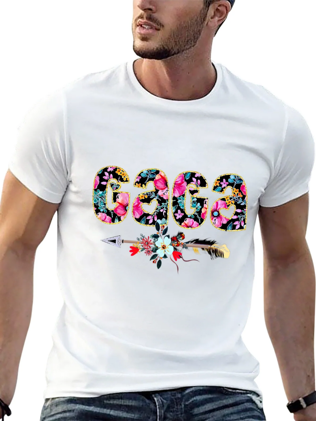 Floral Gaga T-Shirt - Arrow Design product image 12