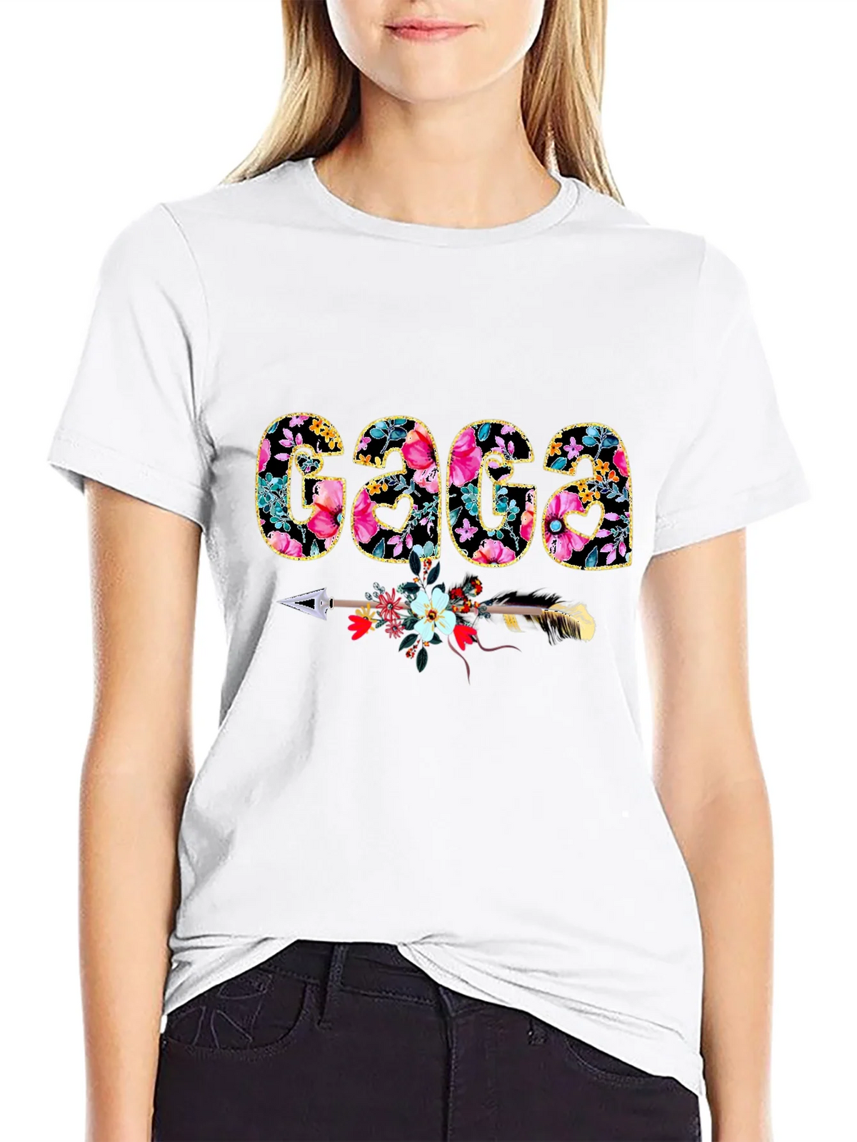 Floral Gaga T-Shirt - Arrow Design product image 8