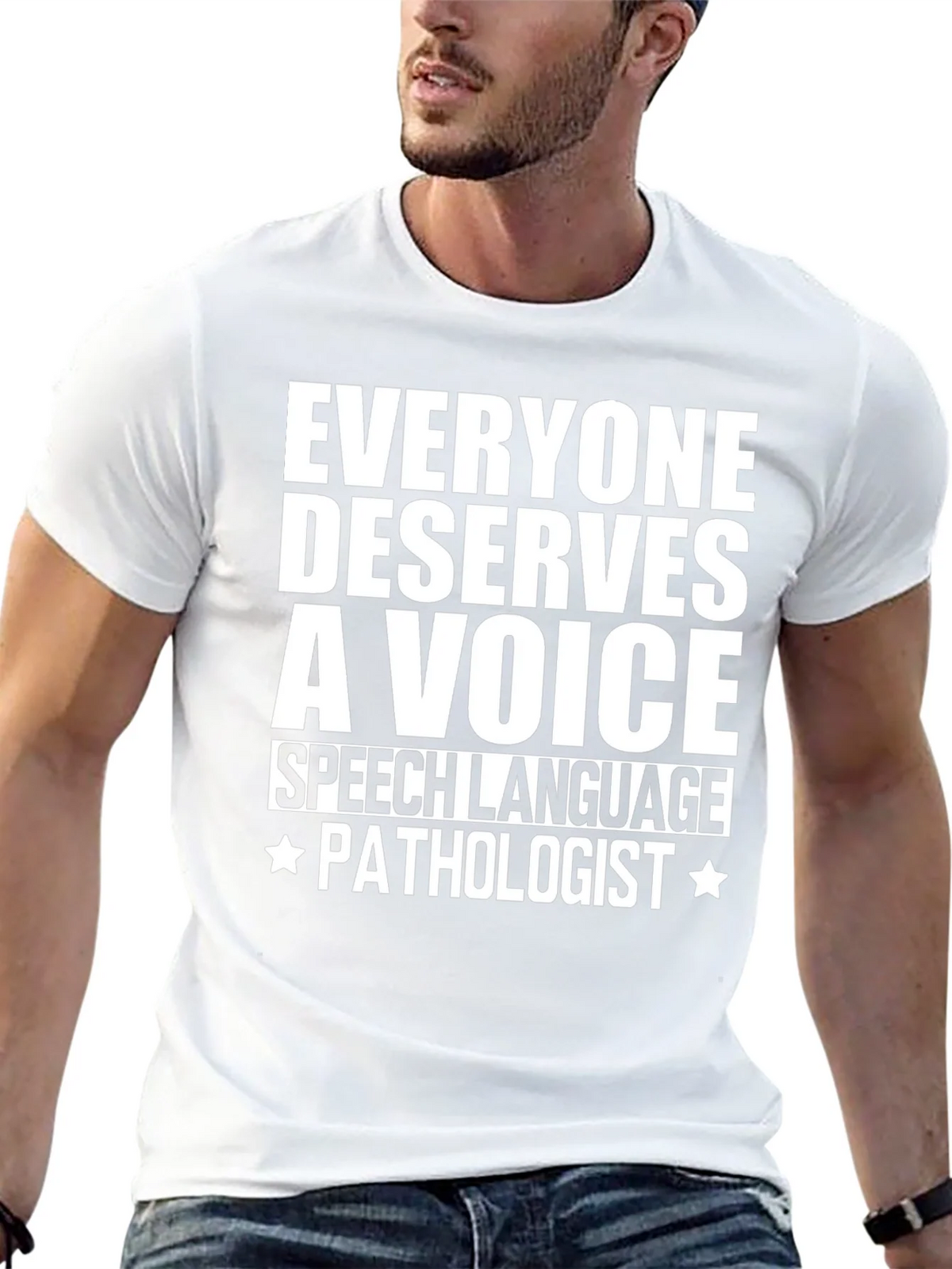 Speech Language Pathologist T-Shirt - Everyone Deserves a product image 12