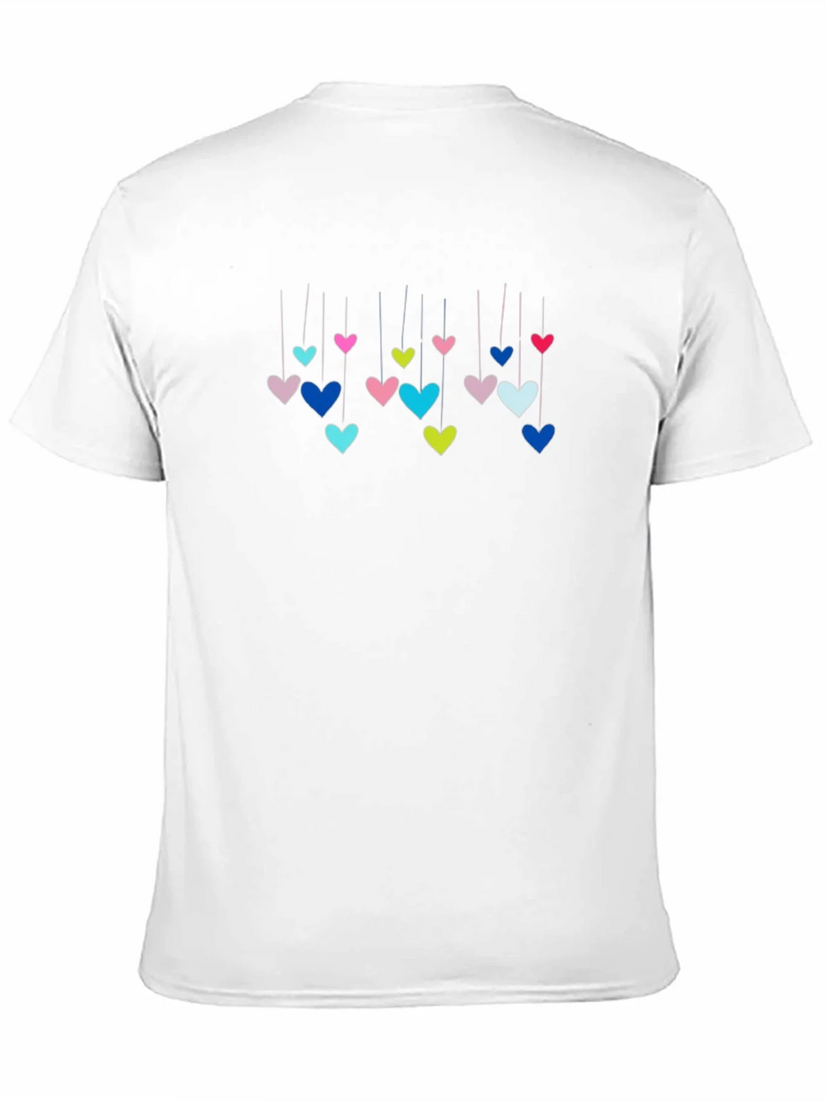 Hanging Hearts Graphic T-Shirt - Black product image 10