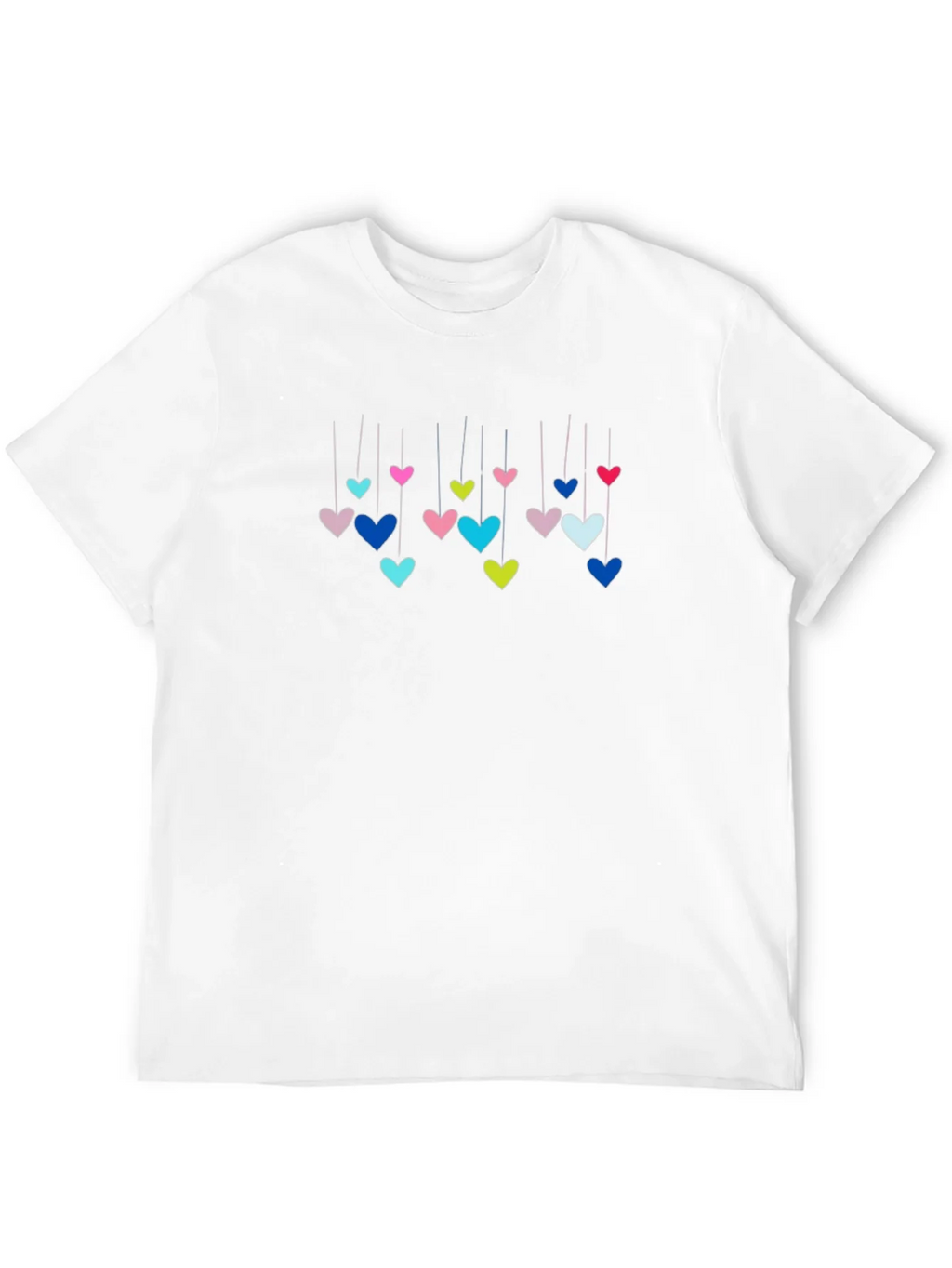 Hanging Hearts Graphic T-Shirt - Black product image 11