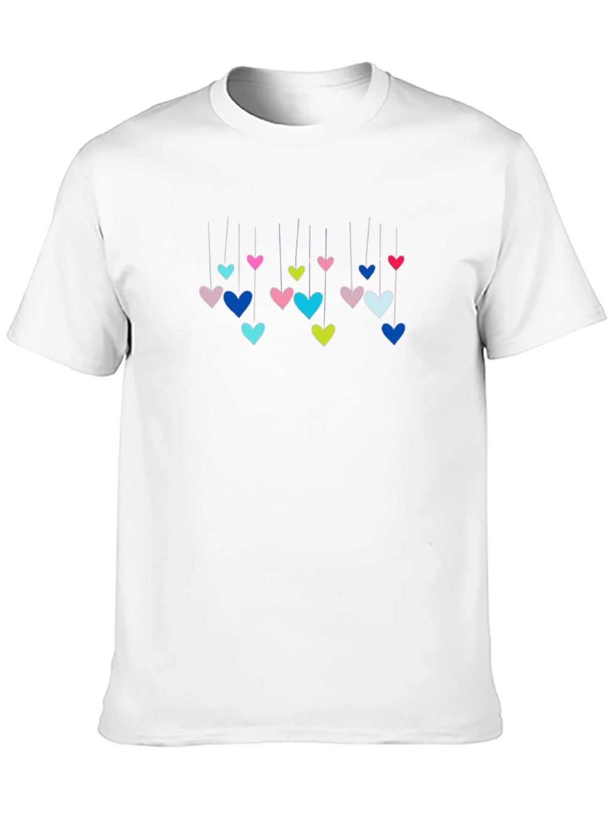 Hanging Hearts Graphic T-Shirt - Black product image 9