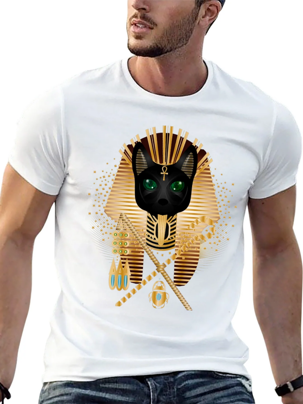 Egyptian Cat God T-Shirt product image 12